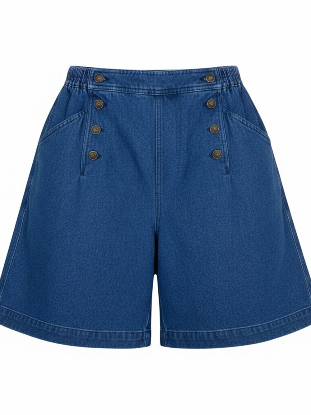 Vintage 1970's Sailor shorts Streetstyles by Elisabeth sz 16 Elastic waist